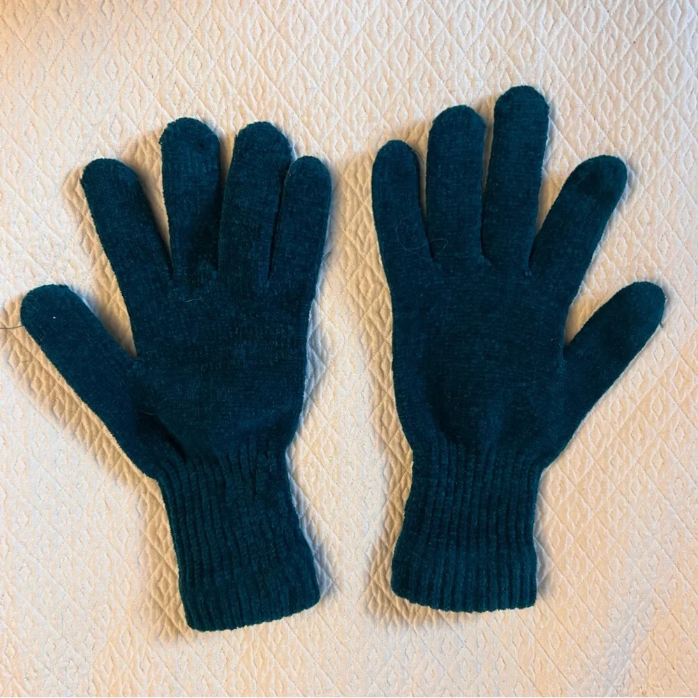 GARMENTEX Lot of 5 Pair Stretch Chenille Gloves NWT
